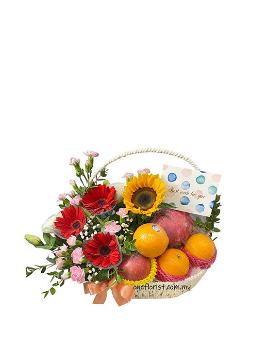 Fruit basket mix flower