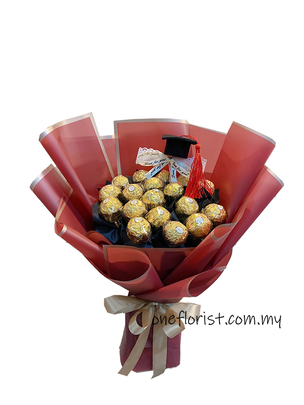 Graduation bouquet Rocher 